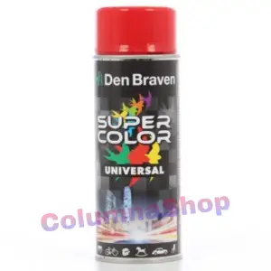 Spray vopsea, Den Braven Super Color, rosu , interior / exterior, 400 ml