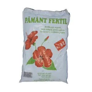Pamant Fertil pentru flori 4 L, 100% organic