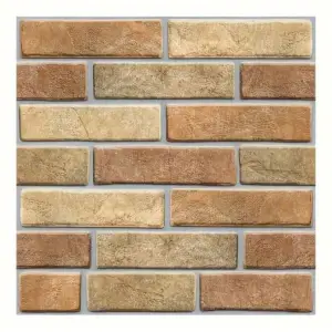 Tapet 3D autoadeziv, model caramida, Maro, 30x30cm, 10buc/set