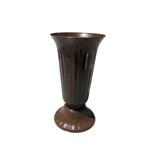 Vaza funerara 30 cm, plastic Maro