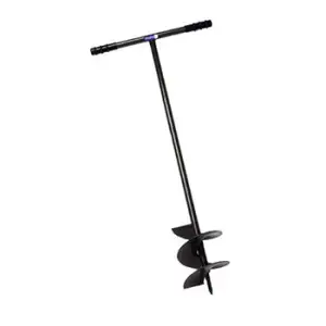 Burghiu pentru gauri in pamant, din otel