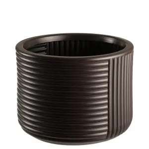 Ghiveci din plastic wenghe Ira 38 cm