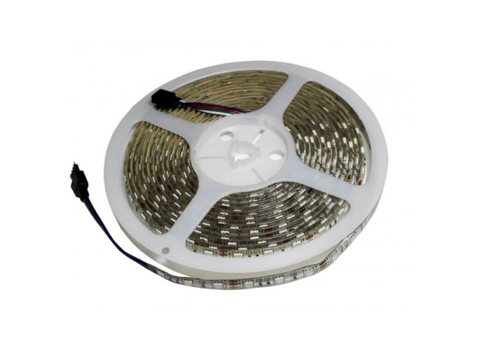 Banda LED RGB, IP65, 12V, 14.4W/M, 60 LED/M- rola 5 m