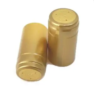 Capison Auriu PVC pentru sticle de vin 