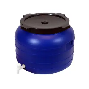 Butoi plastic cu robinet 100 L , 52x45cm