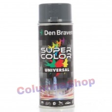 Spray vopsea, Den Braven Super Color, gri metal, interior / exterior, 400 ml