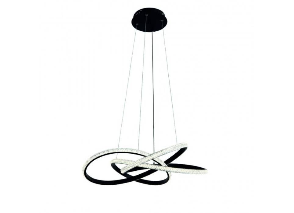 Lustra LED ajustabila, negru cu curiu 86 W Lustra LED ajustabila, negru cu curiu 86 W