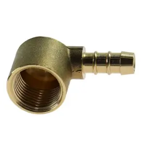 Stut spate cotit pentru aragaz,alama cu filet interior, 1/2