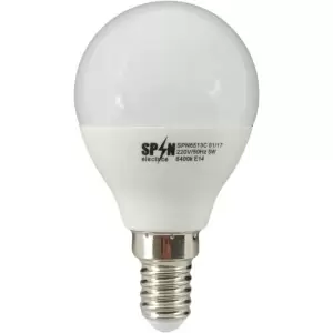 Bec Led Sferic E14, model glob G45, 7W=60W, 2700K, lumina calda