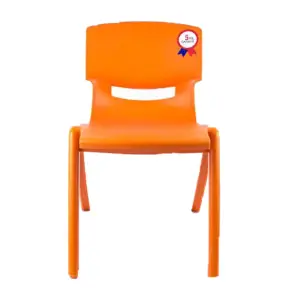 Scaun copil plastic gradinita, portocaliu