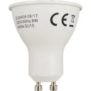 Bec Led GU10, model R50, 8W=60W, 2700K, lumina calda