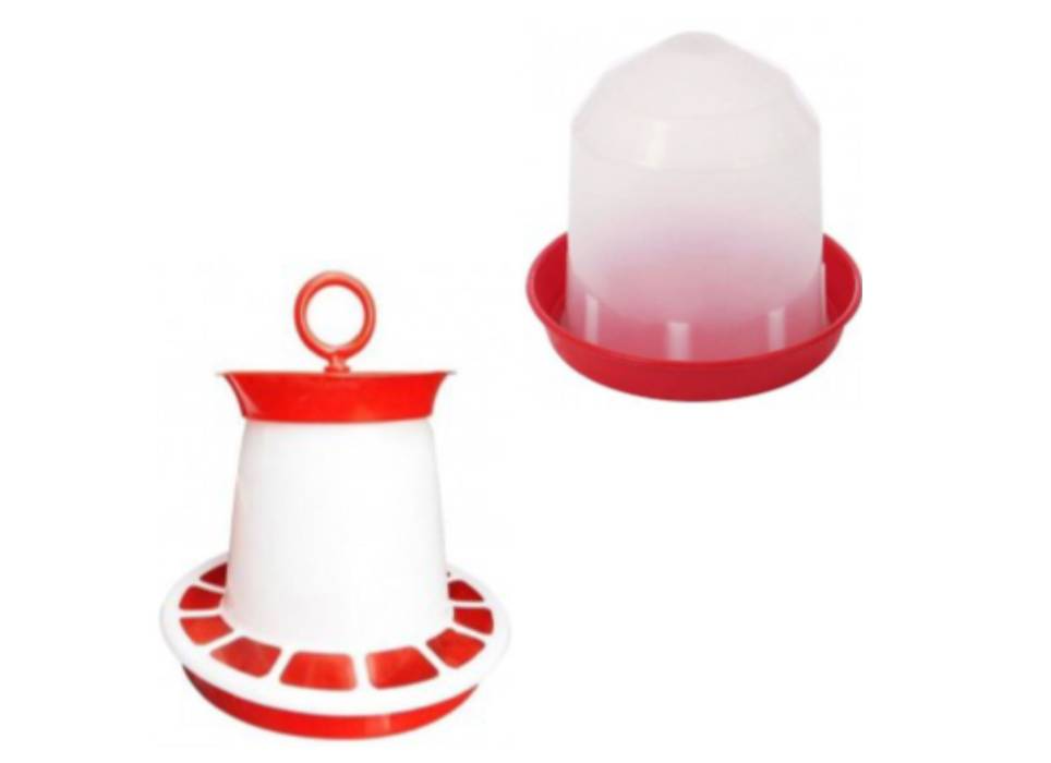 Adapatoare 5 L si Hranitoare pentru pasari si pui 270 x 300 mm