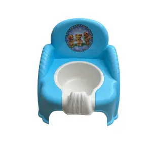 Olita tip scaunel, bebelusi, Blue, baza detasabila 28 x 25 x 30 cm