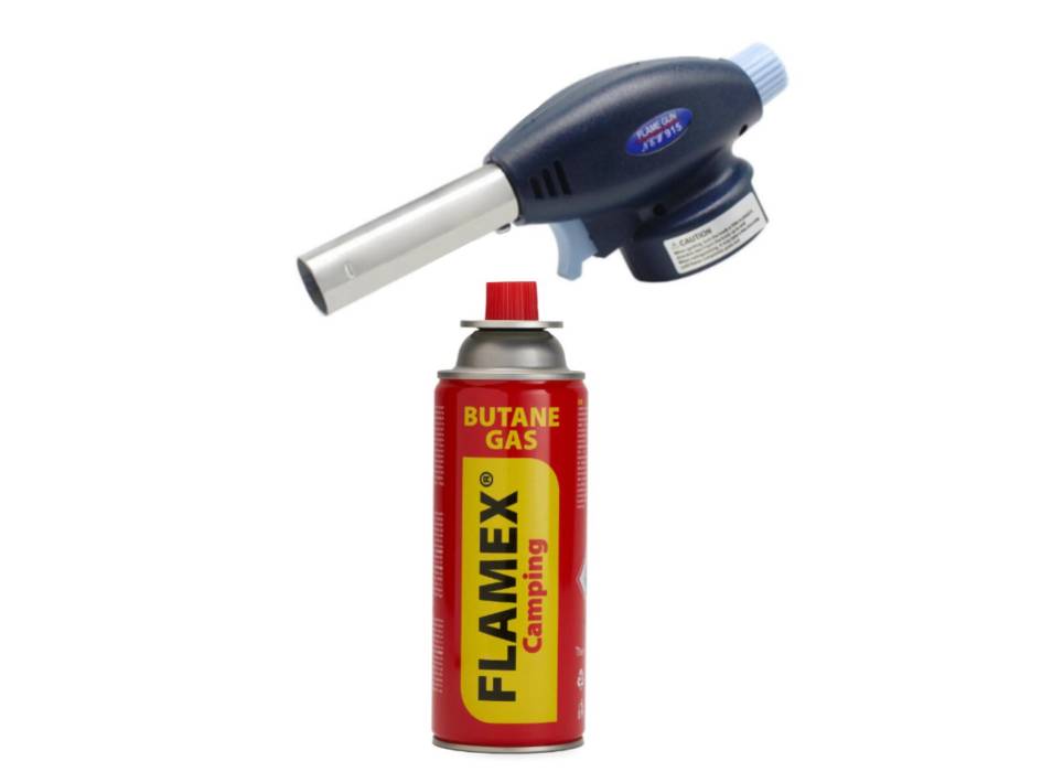 Butelie gaz spray 227g si cap arzator, Flamex Butelie gaz spray 227g si cap arzator, Flamex
