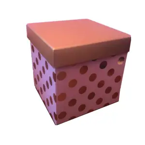 Cutii carton cu buline ,Set 3 cutii Albe