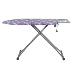 Masa de calcat, cadru metalic si priza Blu, 38 x 114cm