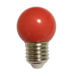 Bec LED G45 Lumina Rosie 1W
