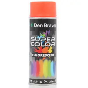 Spray fluorescent portocaliu, Den Braven, 400ml