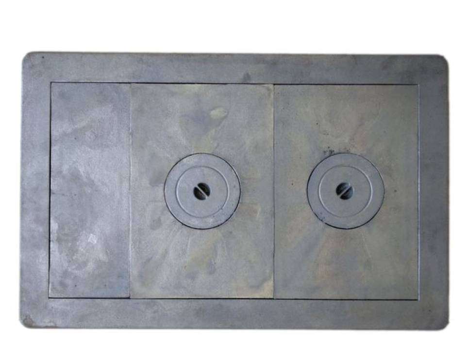 Plita soba din fonta cu rama 950x600mm, Meteor, 3 buc/ set 