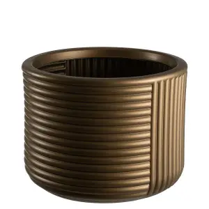 Ghiveci din plastic gold Ira 45 cm