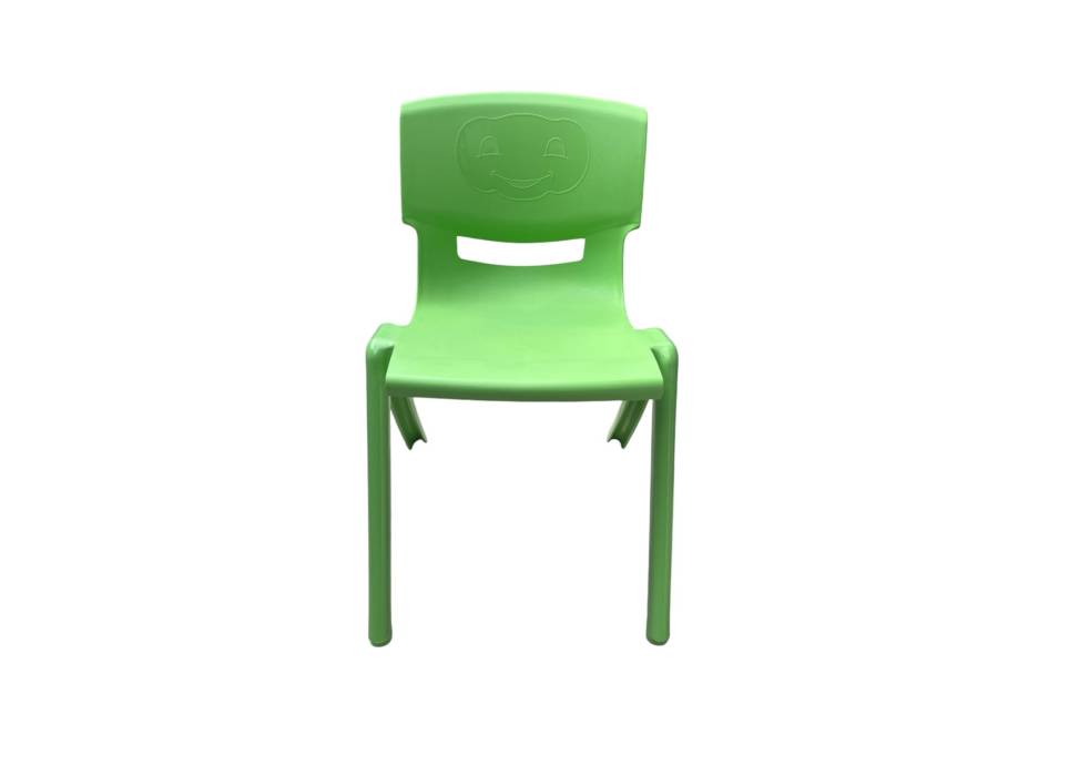 Scaun copil plastic gradinita, verde