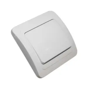 Intrerupator alb Spin - montaj incastrat