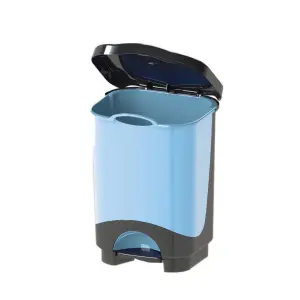 Cos gunoi negru cu blue Sterk 13 L