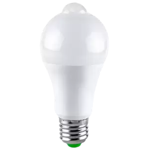 Bec LED cu senzor de miscare, 9W=75W, 750Lm, 6400K, lumina rece, model A60