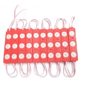 Modul LED rosu 12V, 1.5W, IP67, lumina rosie- 20 module