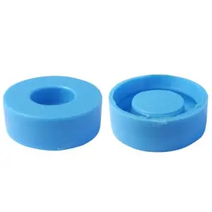 Dop capsa plastic pentru sticla albastru 100 buc/set