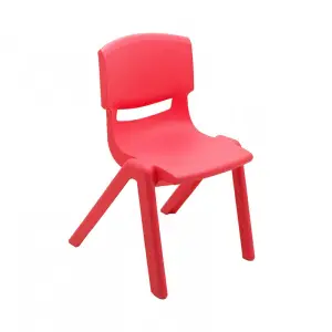 Scaun copil plastic gradinita, rosu