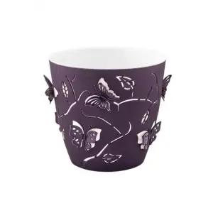 Ghiveci 3D Fluturi Nr 1, Mov 0.7 L