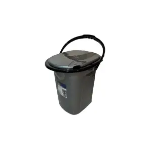 Galeata WC cu capac plastic, 18 L