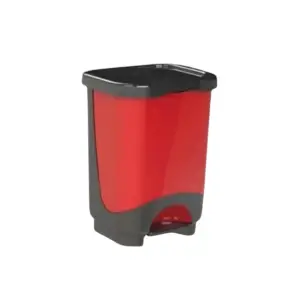 Cos gunoi negru cu rosu Sterk, 13 L