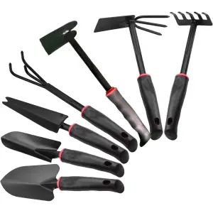 Unelte pentru plantare si ingrijire plante 31.5x8.5cm 7 buc/set