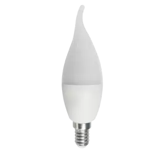 Bec Led Lumanare Flama E14, model C35, 7W= 60W, 2700K, lumina calda