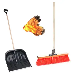 Lopata de zapada cu coada + Manusi Vatuite + Matura Stradala