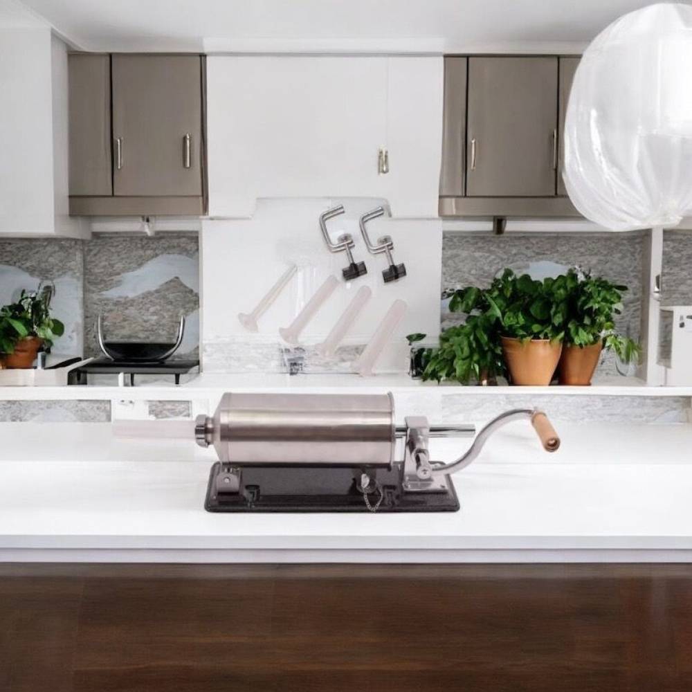 Masina carnati 4kg orizontala, inox Masina carnati 4kg orizontala, inox