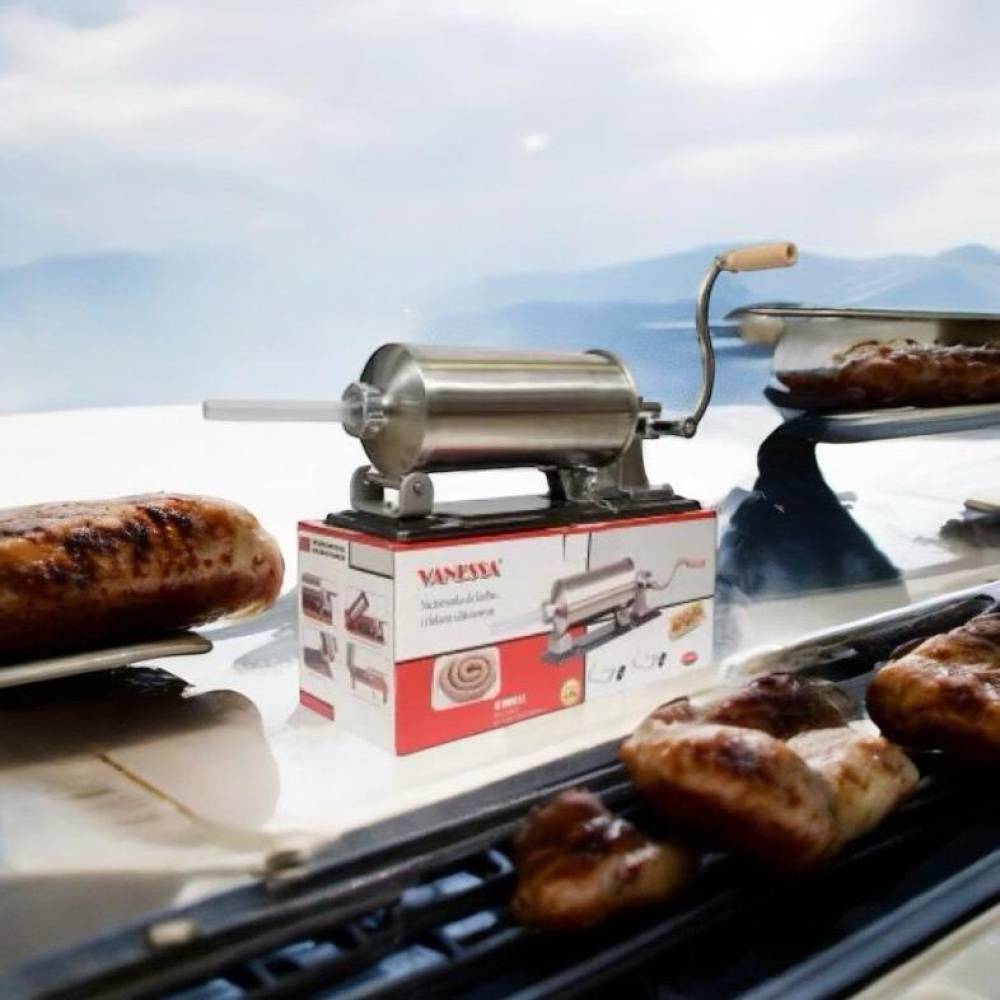 Masina carnati 4kg orizontala, inox Masina carnati 4kg orizontala, inox