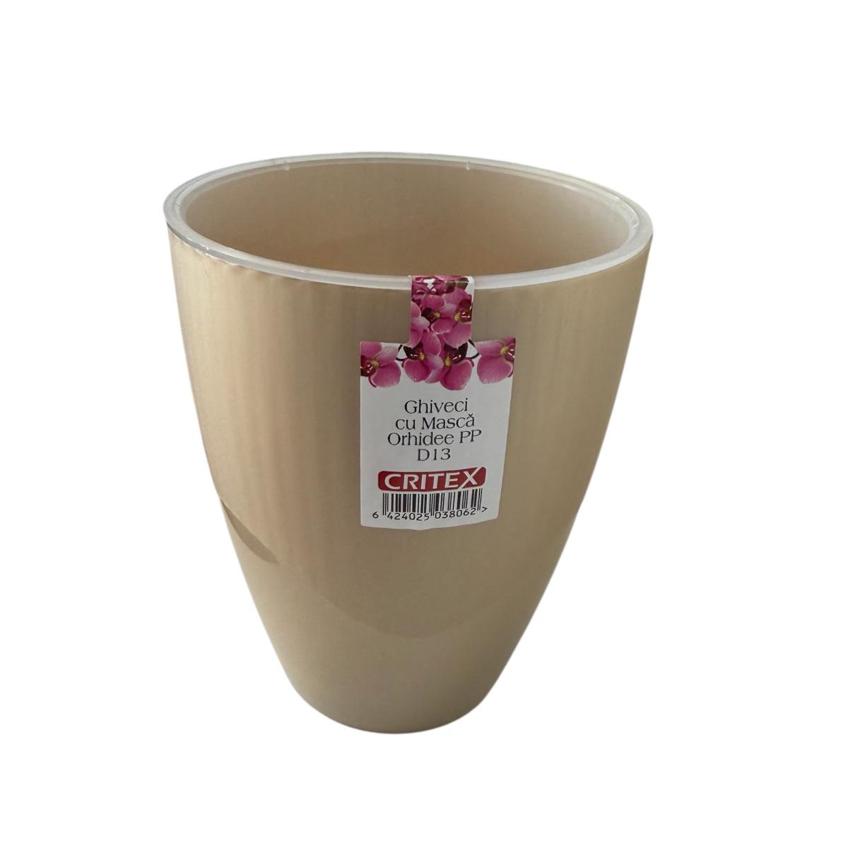 îngrijire lămâi în ghiveci Ghiveci orhidee (masca din plastic), bej, D13