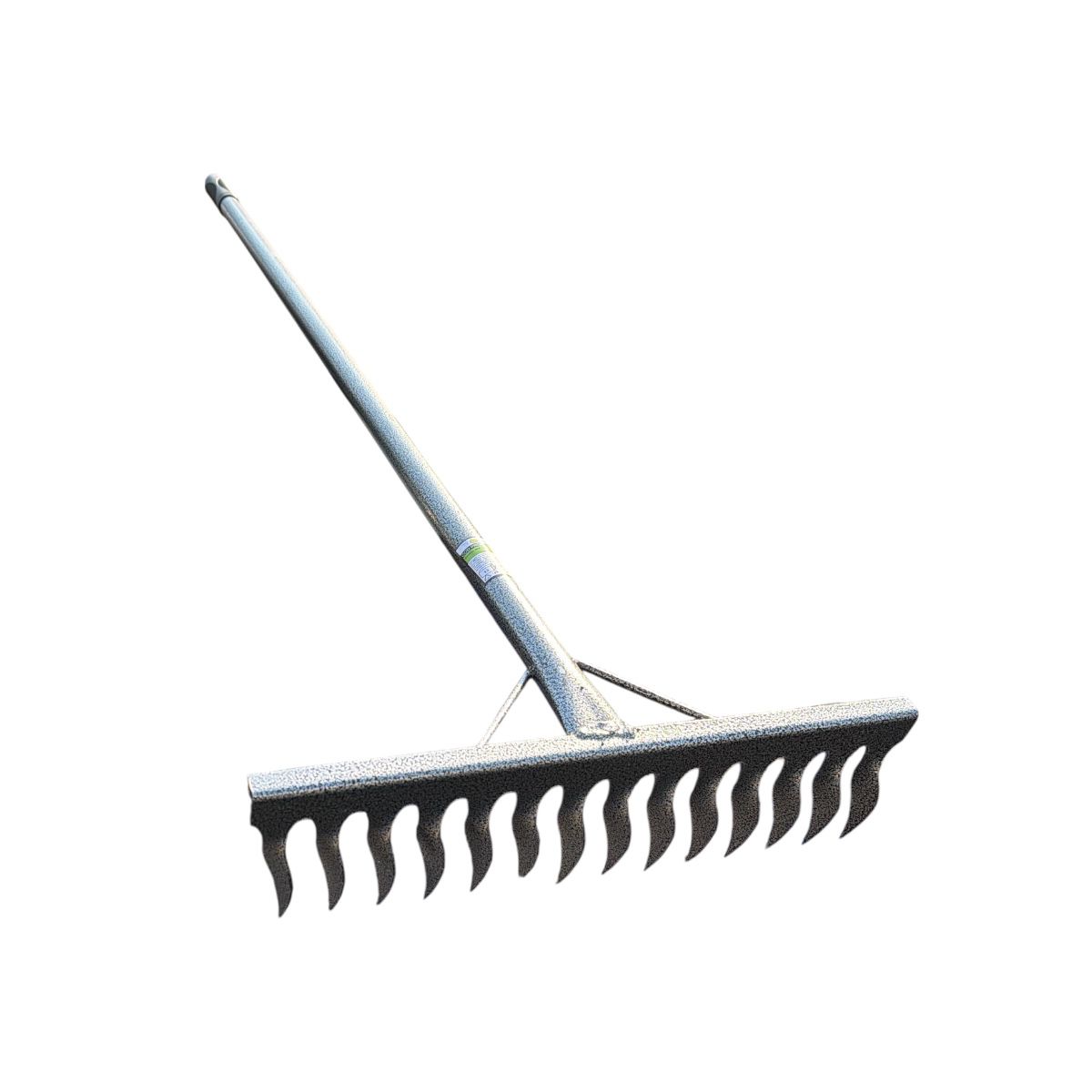 pret tigla metalica bilka Grebla frunze (lată) metalica, 14 dinti, cu coada 1.2 metri inaltime